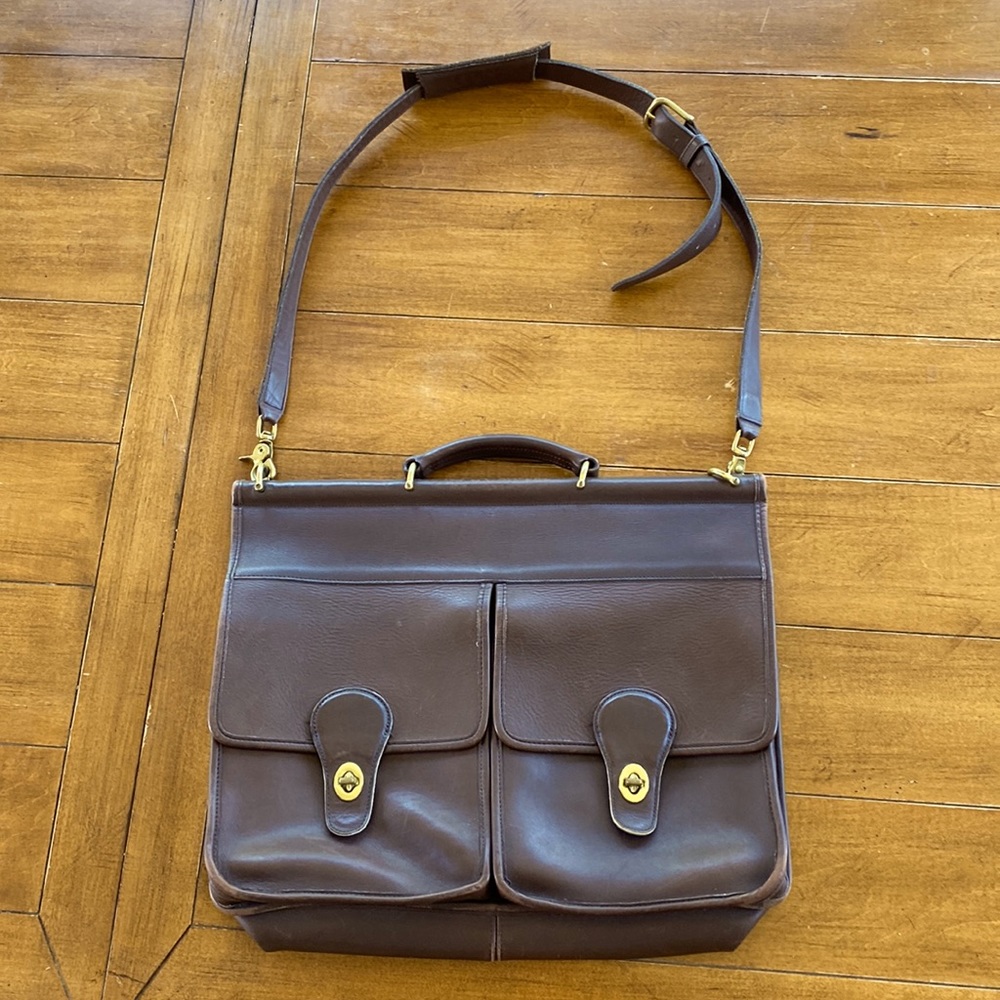 Vintage, classic, Coach bag/dark brown